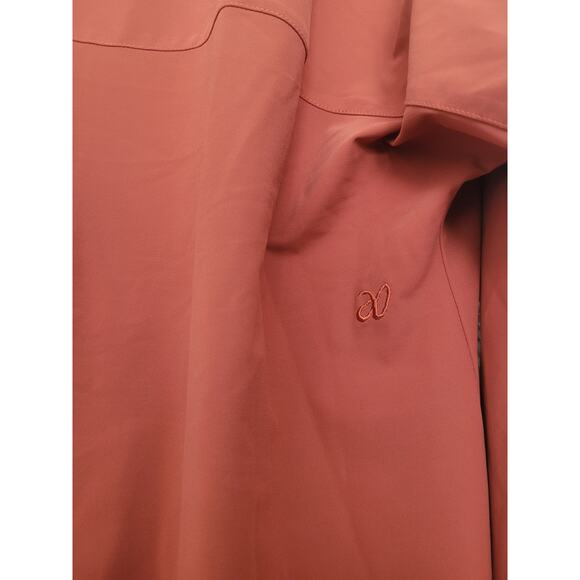 Aday Something Borrowed Snap Button Tunic Top Size L Burnt Orange Lagenlook - Picture 3 of 7